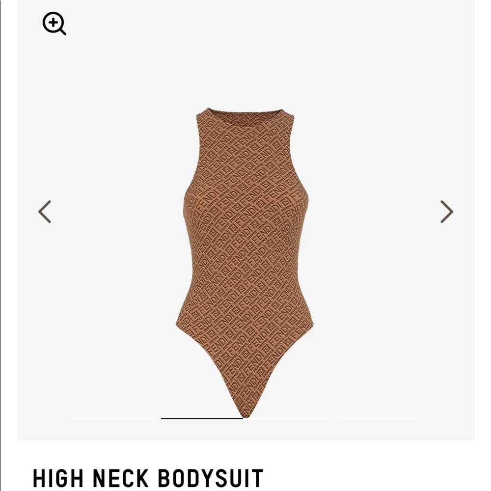 Fendi x SKIMS high neck body suit. Brand new, never worn, with box.
